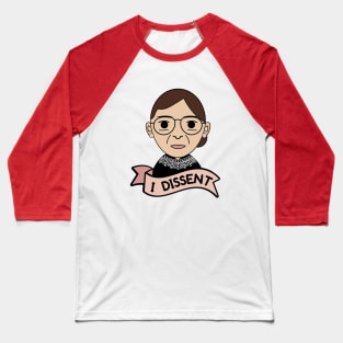 Ruth Bader Ginsburg RBG Baseball T-Shirt